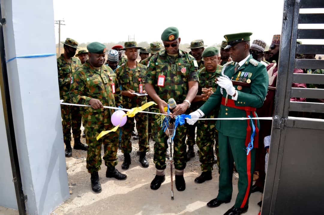 GOC 1 Division Commissions Newly Constructed RSM’s House in 3 Brigade